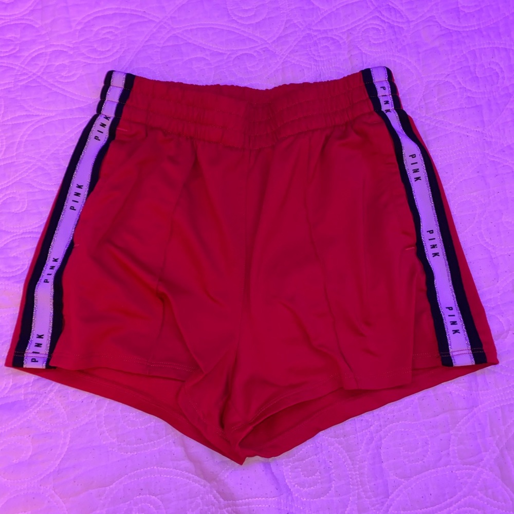 RED “PINK” SHORTS SIZE SMALL